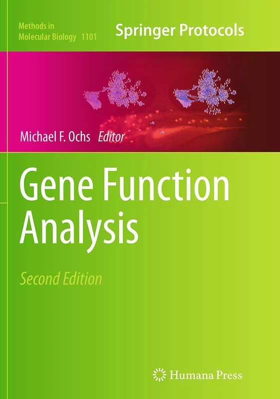 Gene Function Analysis: 1101 (Methods in Molecular Biology) - Image 1