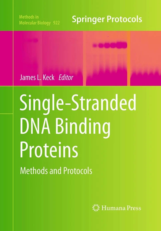 Single-Stranded DNA Binding Proteins: Methods and Protocols: 922 (Methods in Molecular Biology, 922)
