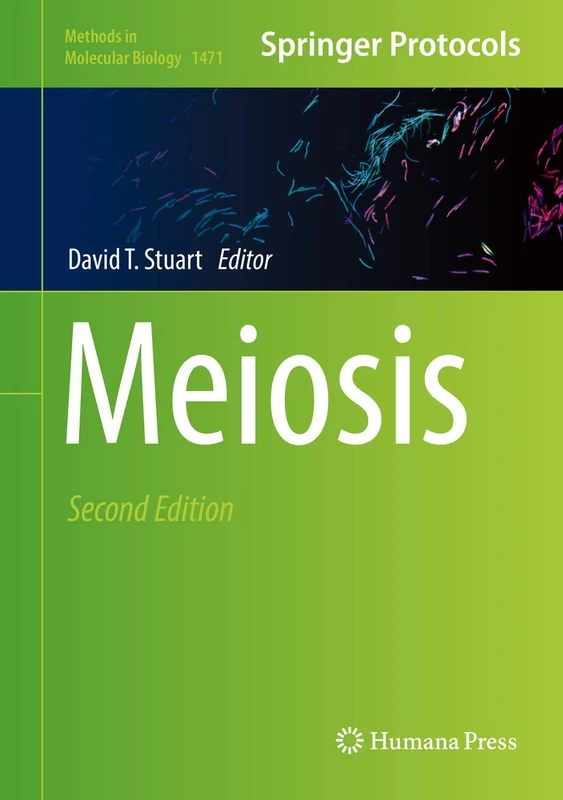 Humana Meiosis: 1471 - Methods in Molecular Biology Book