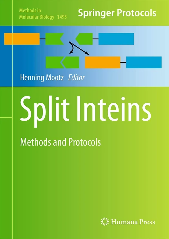 Split Inteins: Methods and Protocols: 1495 (Methods in Molecular Biology, 1495)