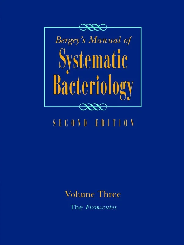Bergey's Manual of Systematic Bacteriology Vol 3 - Springer