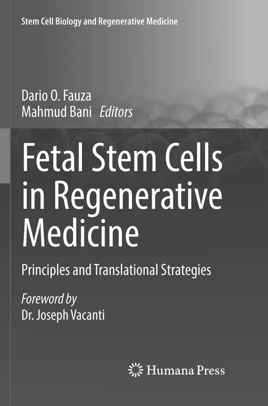 Springer - Fetal Stem Cells in Regenerative Medicine Book