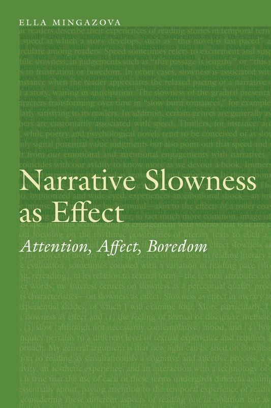 Narrative Slowness As Effect: Attention, Affect, Boredom (Frontiers of Narrative) - Image 1