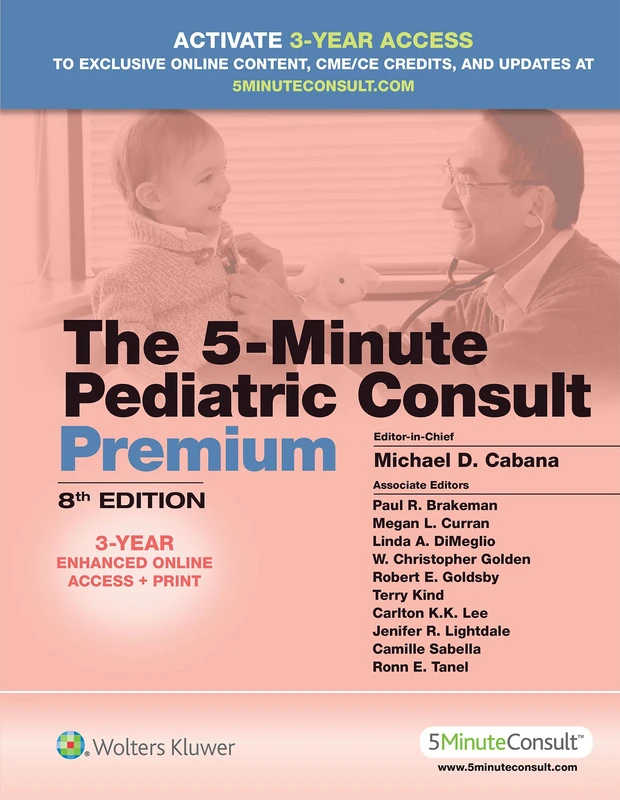 Lippincott 5-Minute Pediatric Consult Premium - 8th Edition