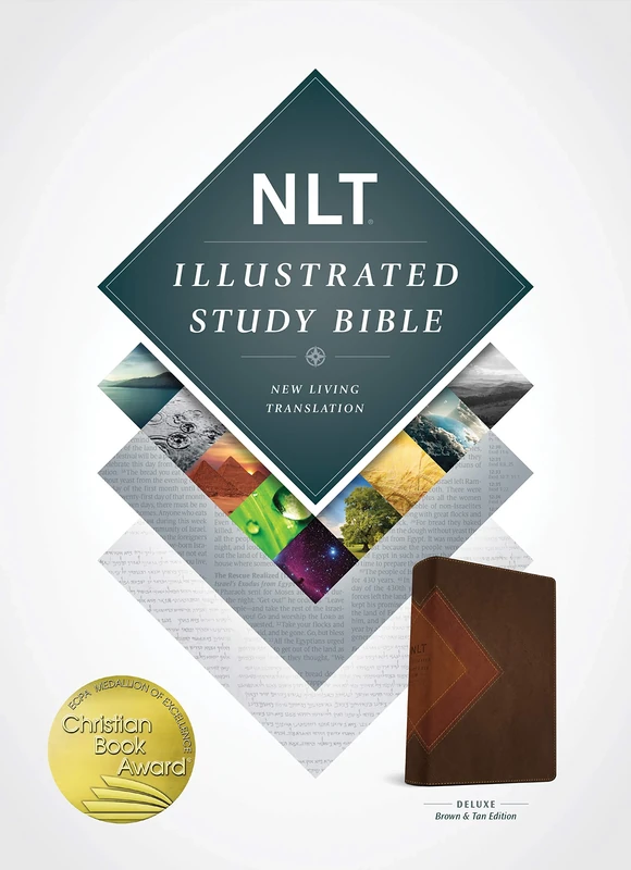 NLT Illustrated Study Bible, TuTone Brown/Tan