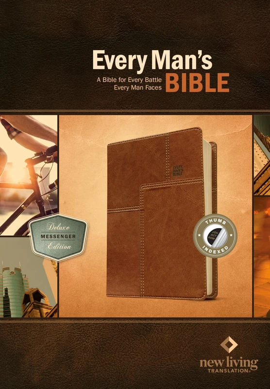 NLT Every Man's Bible, Deluxe Messenger Edition: New Living Translation, Deluxe Messenger Edition