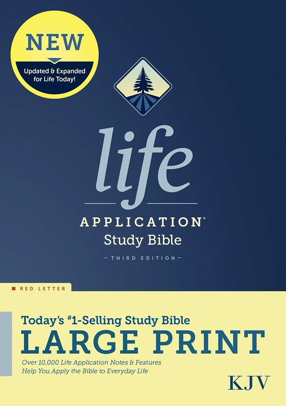 KJV Life Application Study Bible, Third Edition, Large Print: King James Version, Red Letter