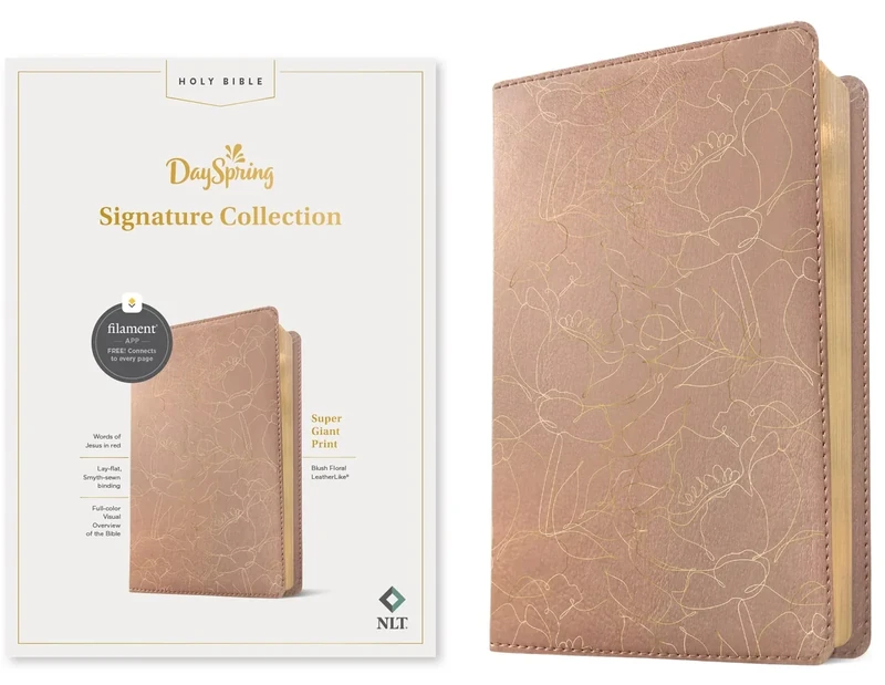 NLT Super Giant Print Bible, Filament Enabled Edition: DaySpring Signature Collection