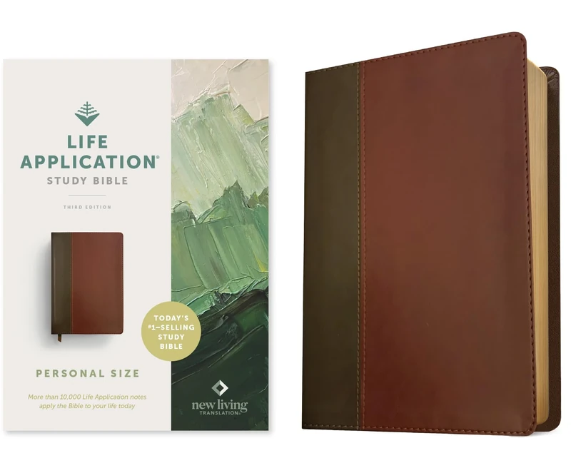 NLT Life Application Study Bible, Third Edition, Personal Size (LeatherLike, Brown/Mahogany, Red Letter): New Living Translation, Brown/Mahogany, ... Study Bible, Personal Size, Red Letter
