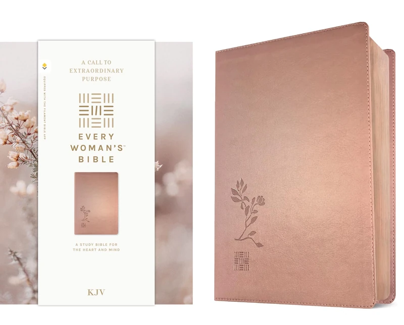 KJV Every Woman's Bible, Filament Enabled (LeatherLike, Rose Gold, Red Letter): King James Version, Rose Gold, Filament Enabled, Leatherlike, Every Woman's, Red Letter