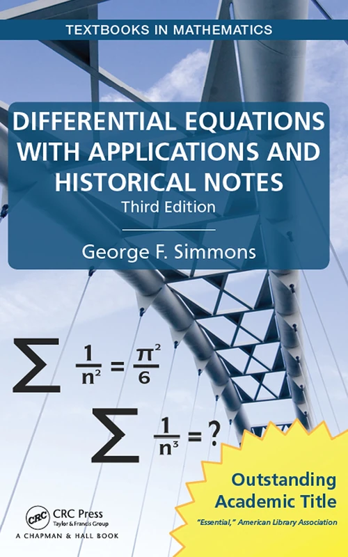Differential Equations with Applications and Historical Notes (Textbooks in Mathematics)