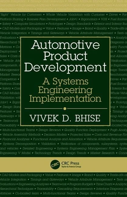 Automotive Product Development: A Systems Engineering Implementation
