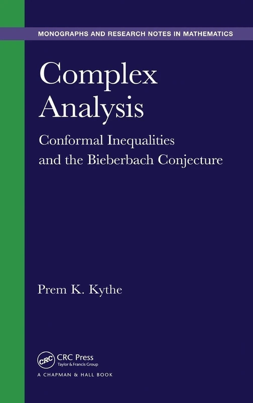 CRC Press Complex Analysis: Conformal Inequalities Book