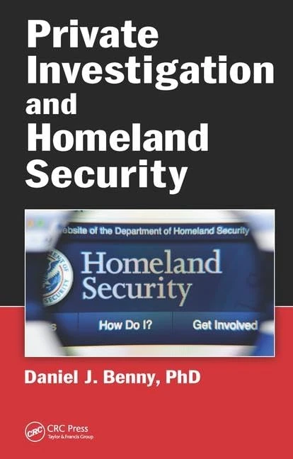 CRC Press - Private Investigation and Homeland Security Book