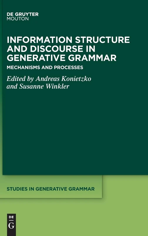 De Gruyter Mouton Information Structure and Discourse Book