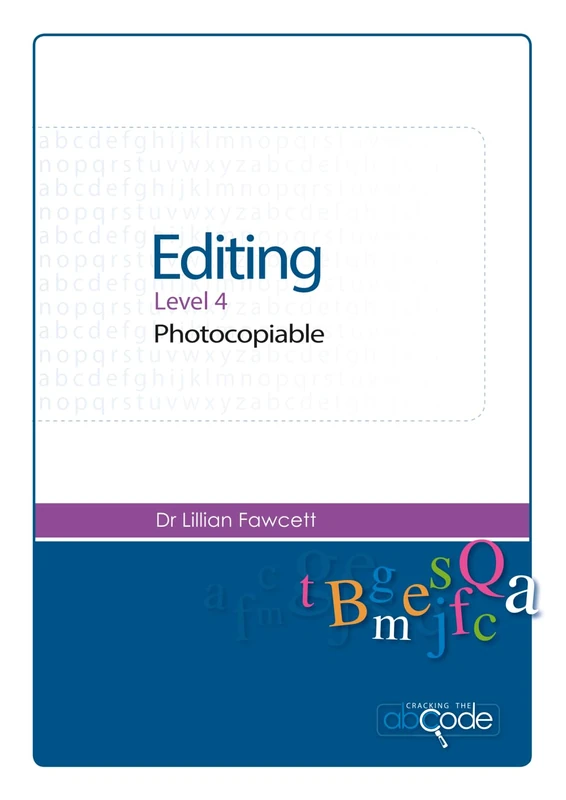 Editing Level 4 (Photocopiable)