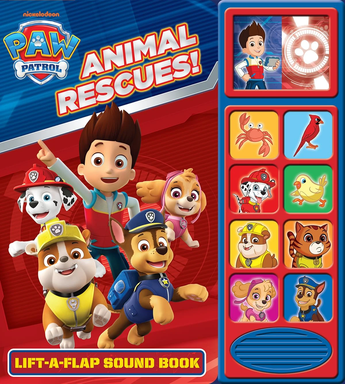Nickelodeon PAW Patrol - Animal Rescues! Lift-a-Flap Sound Book - PI Kids (Play-A-Sound)