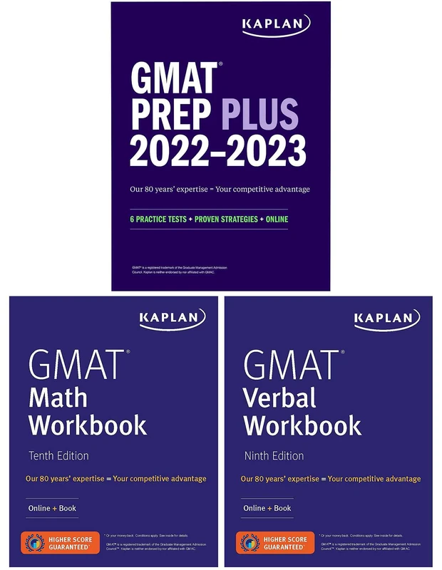 GMAT Complete 2022–2023: 3-Book Set: 6 Practice Tests + Proven Strategies + Online (Kaplan Test Prep)