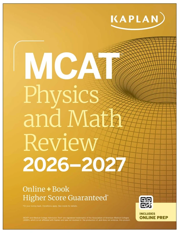 MCAT Physics and Math Review 2026-2027: Online + Book (Kaplan Test Prep) - Image 1