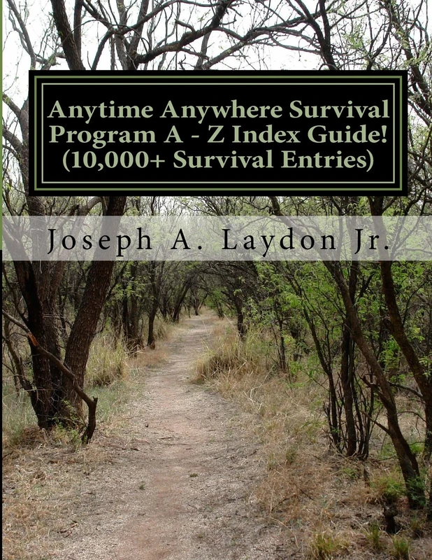 Anytime Anywhere Survival Program A - Z Index Guide!