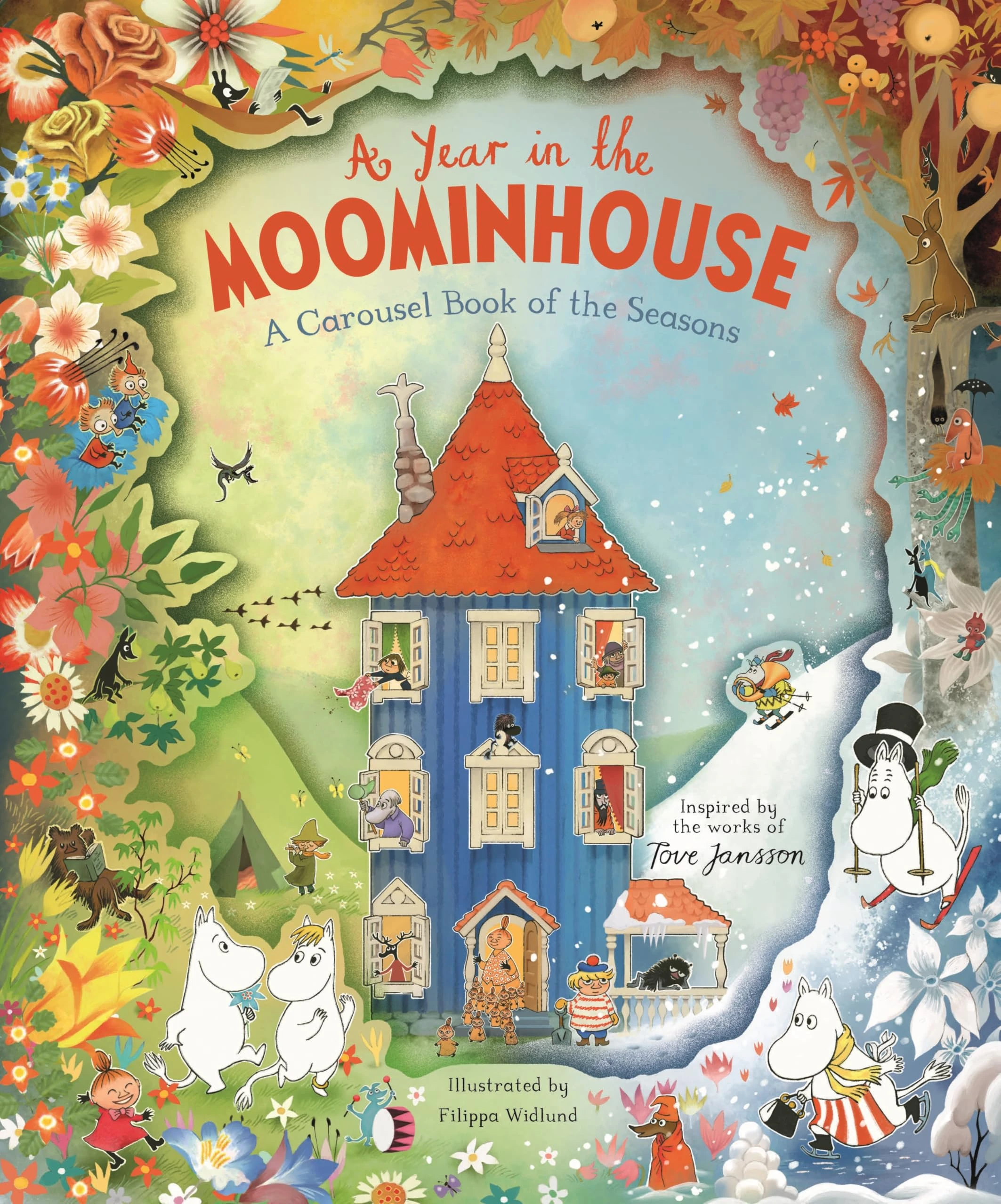 A Year in the Moominhouse: A Carousel Book of the Seasons