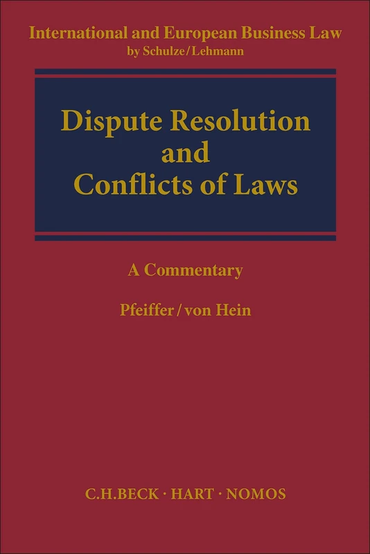 Dispute Resolution and Conflict of Laws