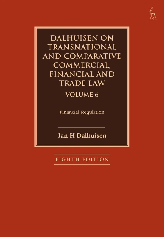 Hart Publishing Dalhuisen Financial Regulation Volume 6