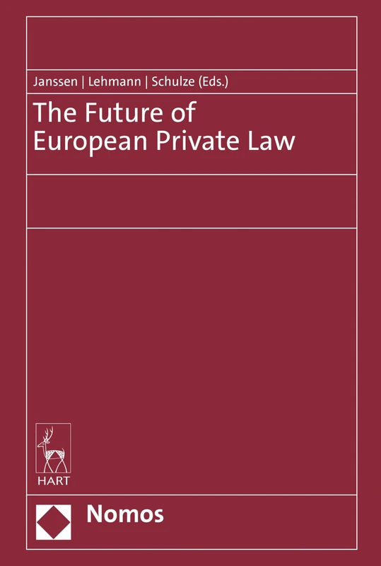 Nomos/Hart - The Future of European Private Law Book