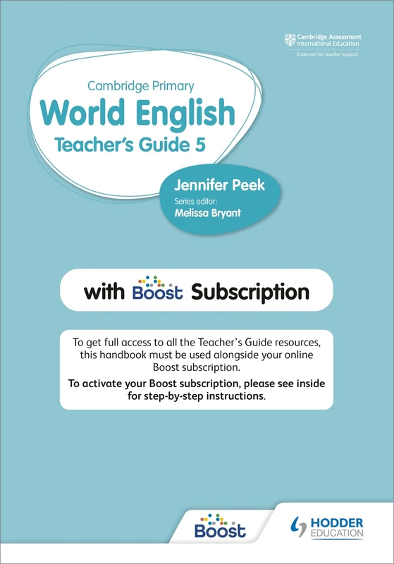 Cambridge Primary World English Teacher's Guide Stage 5 with Boost Subscription: For English as a Second Language