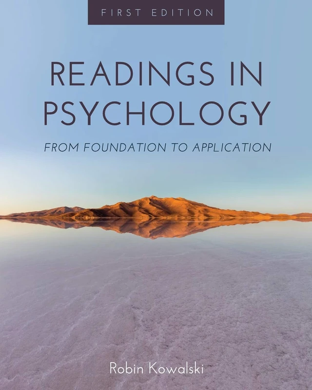 Readings in Psychology: From Foundation to Application