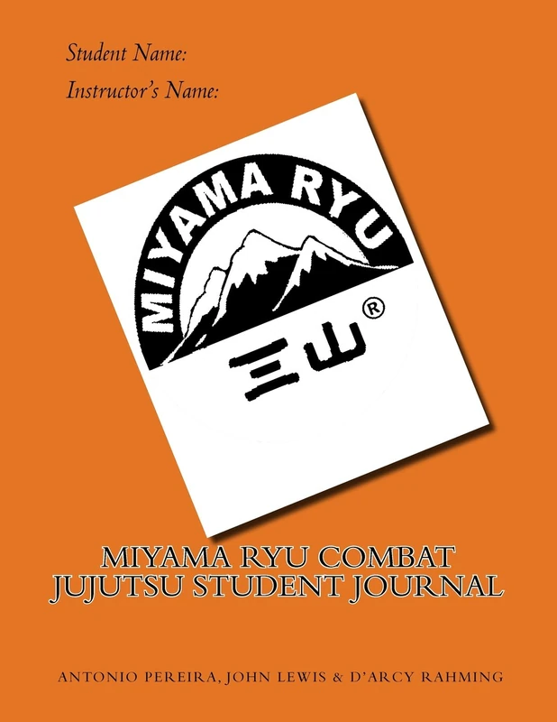 Miyama Ryu Combat Jujutsu Student Journal - Image 1