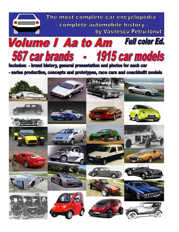 The most complete car encyclopedia - Volume I - Aa to Am - Full color edition: Complete automobile history - Image 1