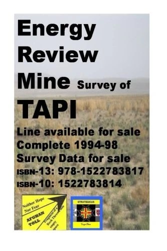 Energy Review-Mine Survey of TAPI Line available for sale: Complete 1994-98 Survey Data for sale (TAPI Line-Strategic Pipeline) - Image 1