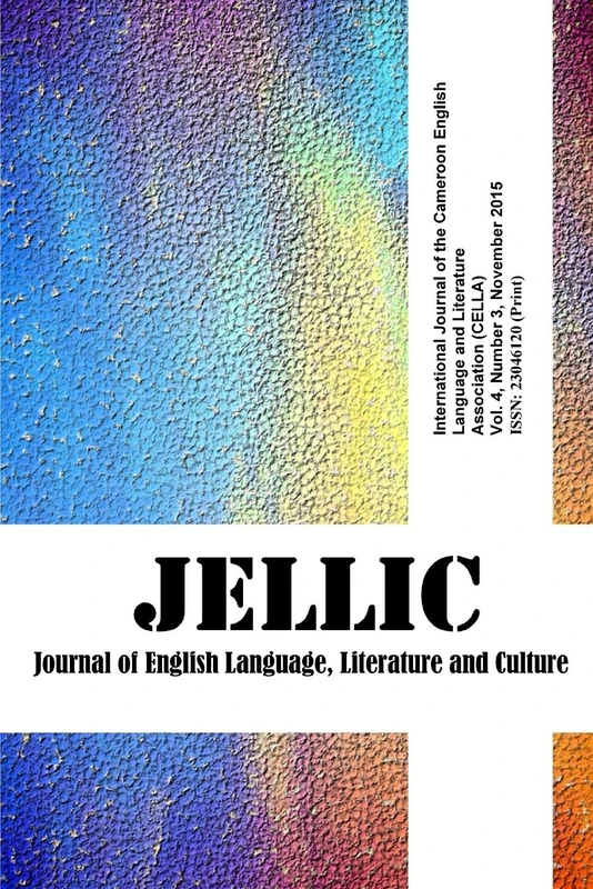 JELLiC: Journal of English Language, Literature and Culture 4.3. Nov 2015: Volume 4