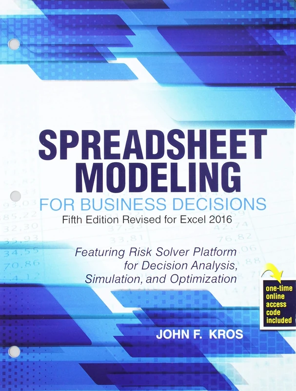 Spreadsheet Modeling for Business Decisions