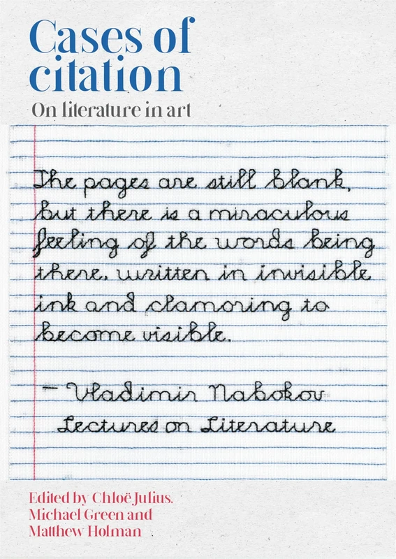 Cases of citation: On Literature in Art