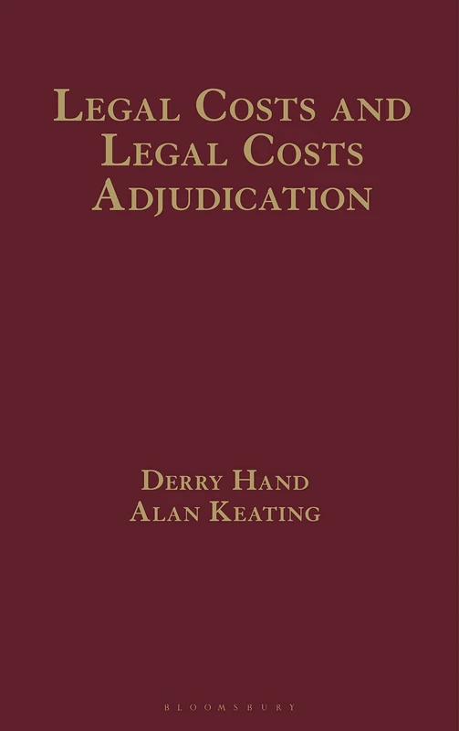 Bloomsbury Professional - Legal Costs and Adjudication Book