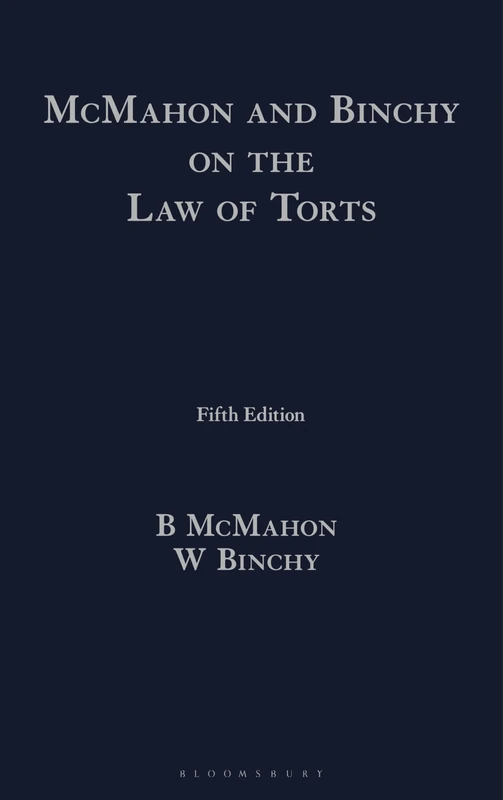 McMahon and Binchy on the Law of Torts