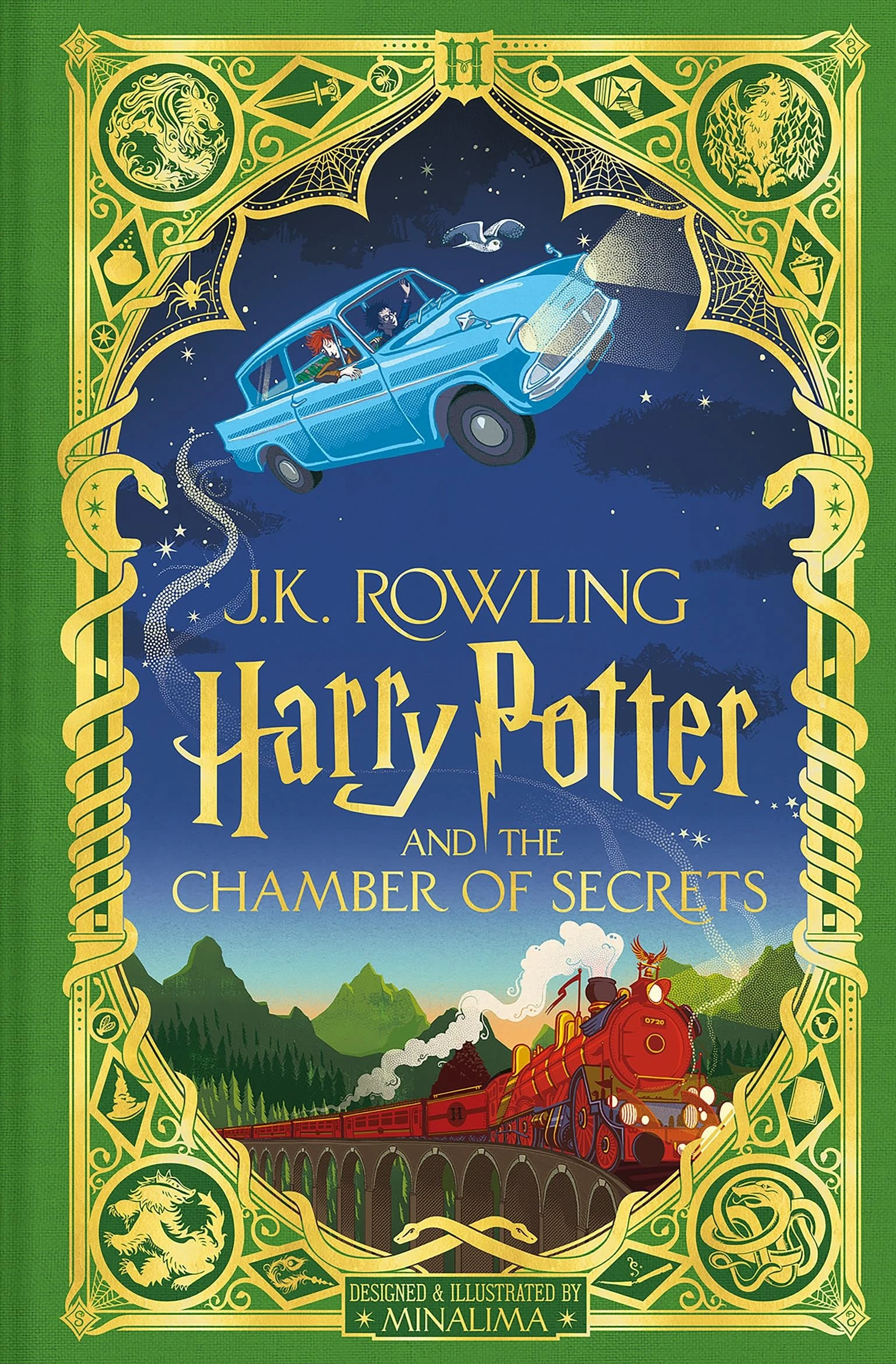 Harry Potter and the Chamber of Secrets: MinaLima Edition: A sumptuously illustrated gift book with magical interactive surprises (Interactive Illustrated Edition)