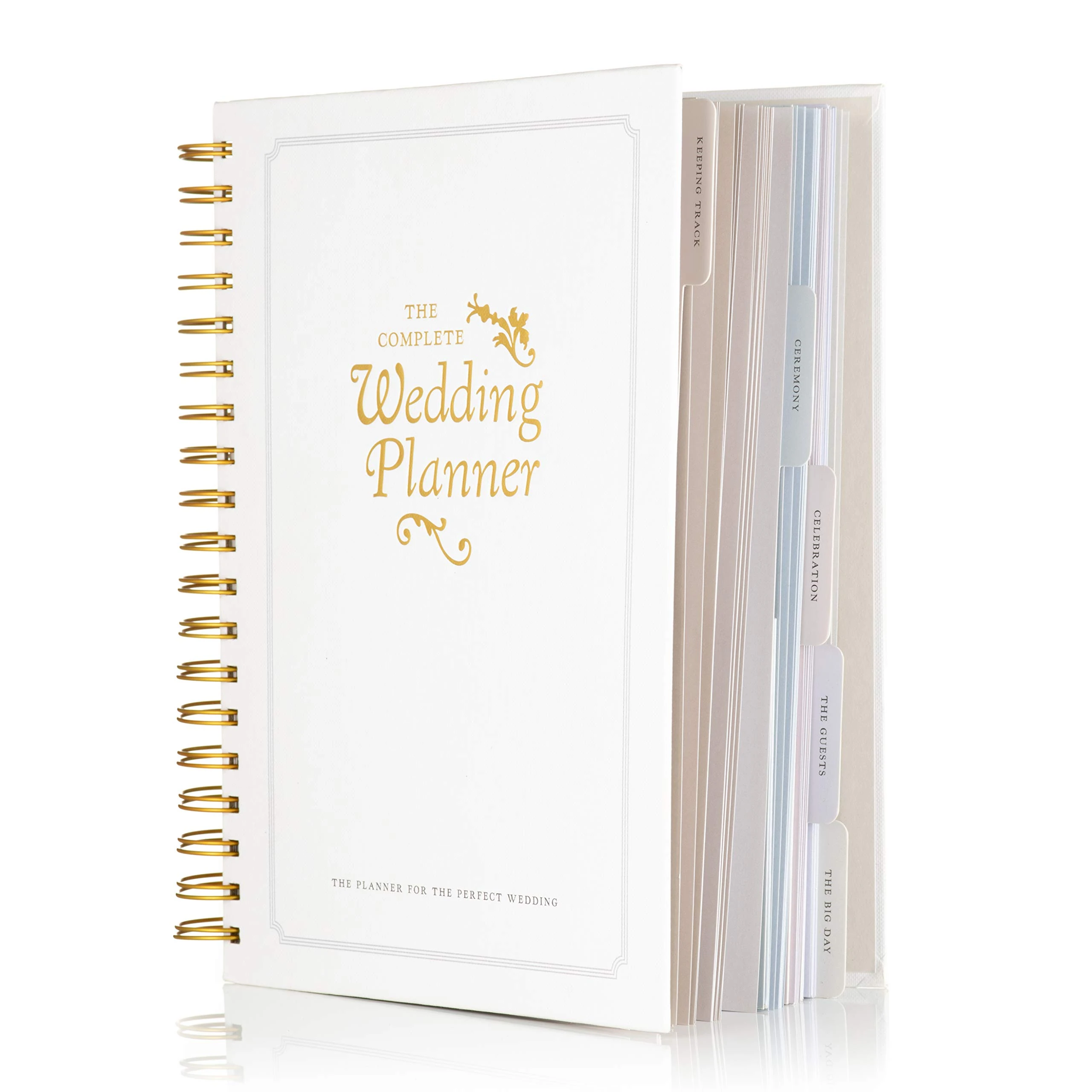 The Complete UK Wedding Planner Book Journal and Organiser by DayWorks: Perfect Bridal Engagement gift includes Checklists, Pockets, Undated Diary & much more to help organize the perfect wedding