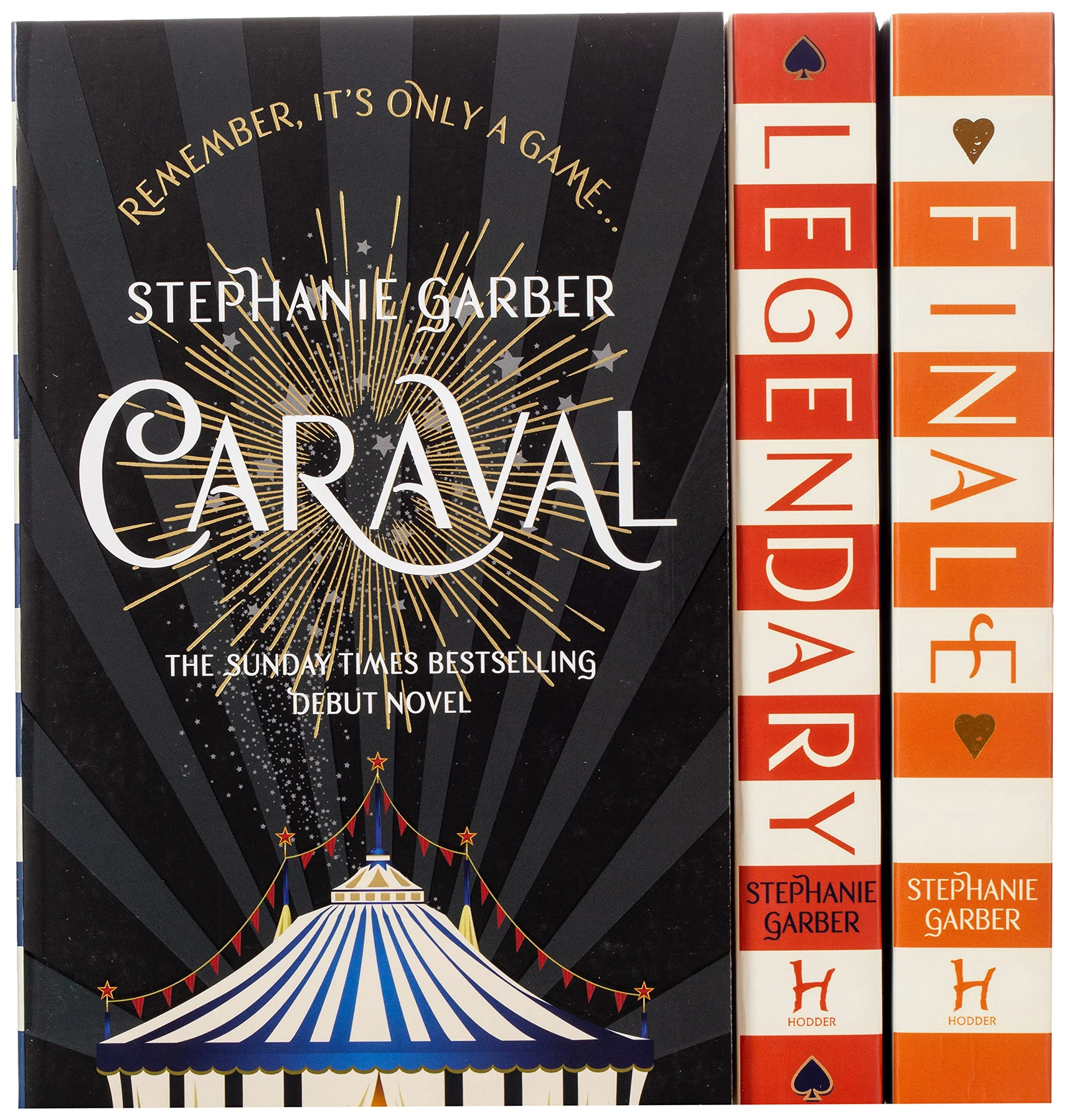 Caraval Series Complete Trilogy Collection 3 Books Set by Stephanie Garber (Caraval, Legendary & Finale)