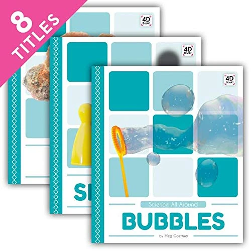 Science All Around (Set): Bubbles / Electricity / Gravity / Magnets / Mirrors / Rocks / Shadows / Waves - Image 1