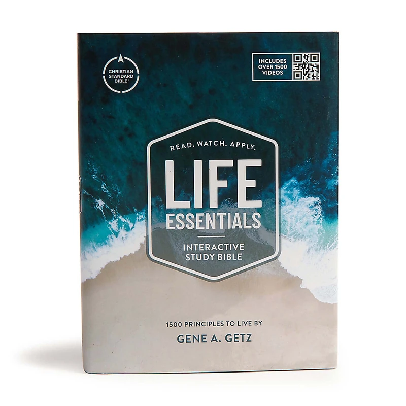 CSB Life Essentials Study Bible, Hardcover w/Jacket: Christian Standard Bible: 1500 Principles to Live By