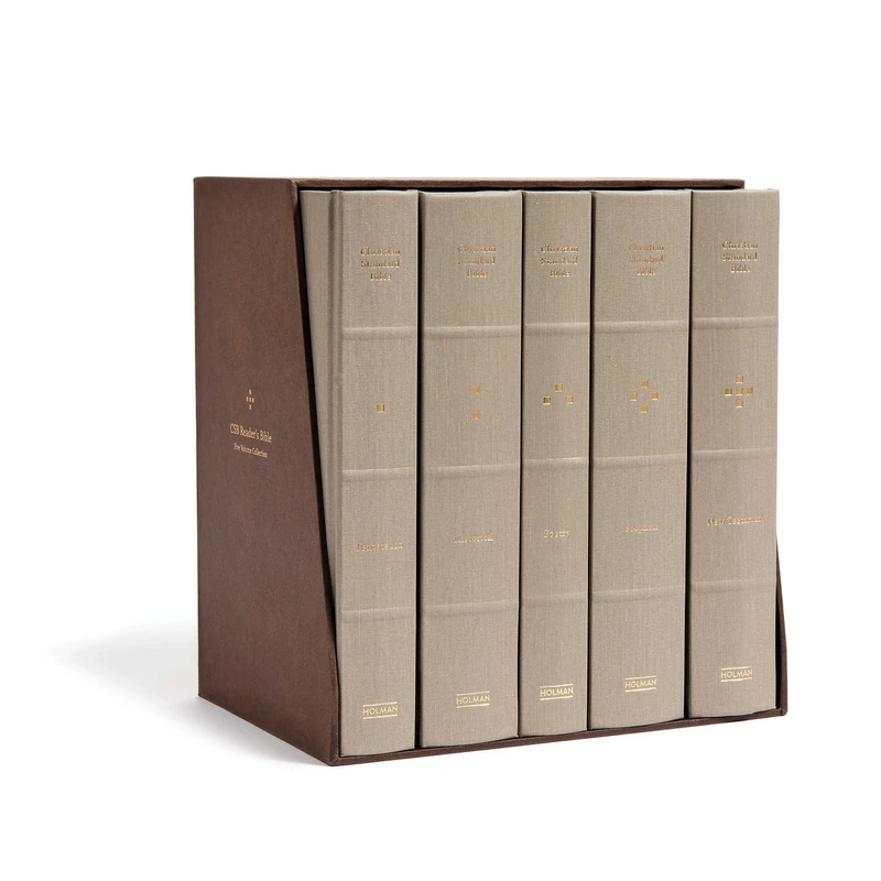 CSB Reader's Bible, Cloth-Over-Board, Five-Volume Collection