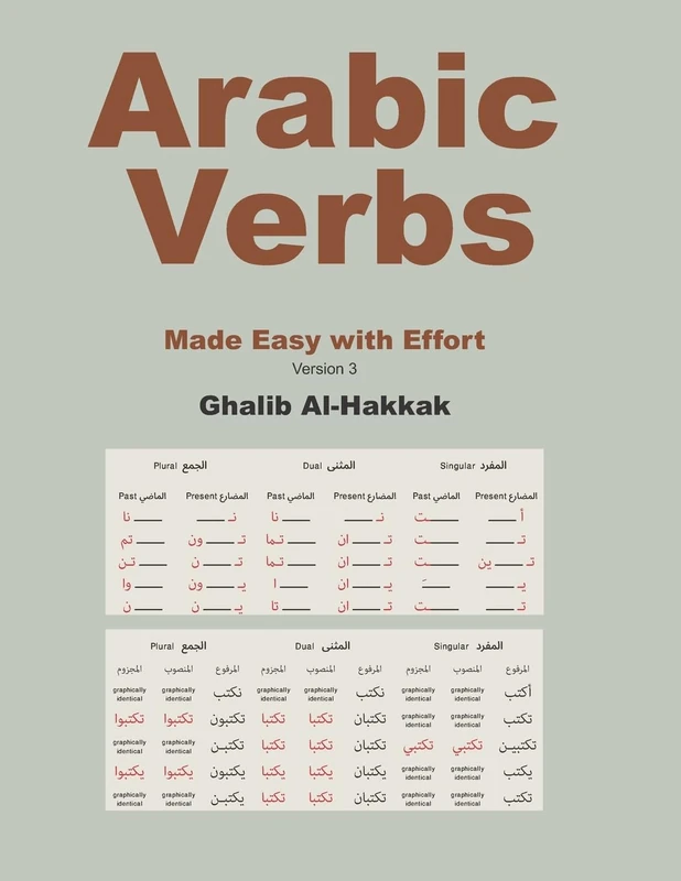 Arabic Verbs Made Easy with Effort: Tables, exercises, correction, with online recordings