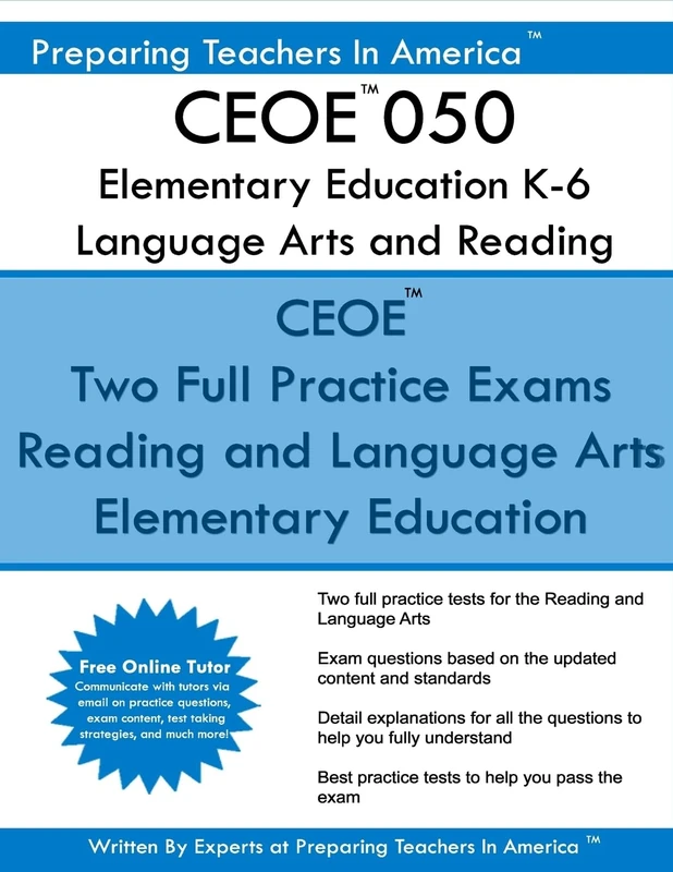 CEOE 050 Elementary Education Language Arts and Reading: CEOE Elementary Education Language Arts and Reading Subtests 1