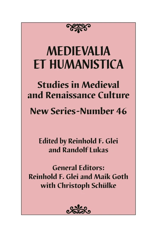 Medievalia et Humanistica, No. 46: Studies in Medieval and Renaissance Culture: New Series (Medievalia et Humanistica Series) - Image 1