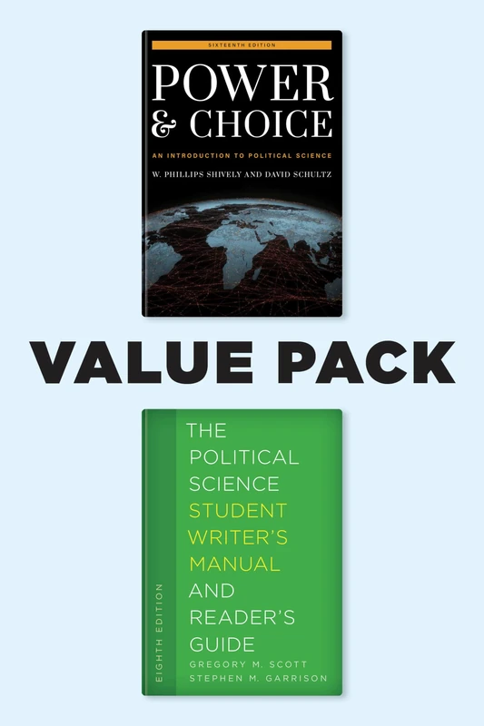 Power and Choice 16e and the Political Science Student Writer's Manual and Reader's Guide 8e Value Pack - Image 1