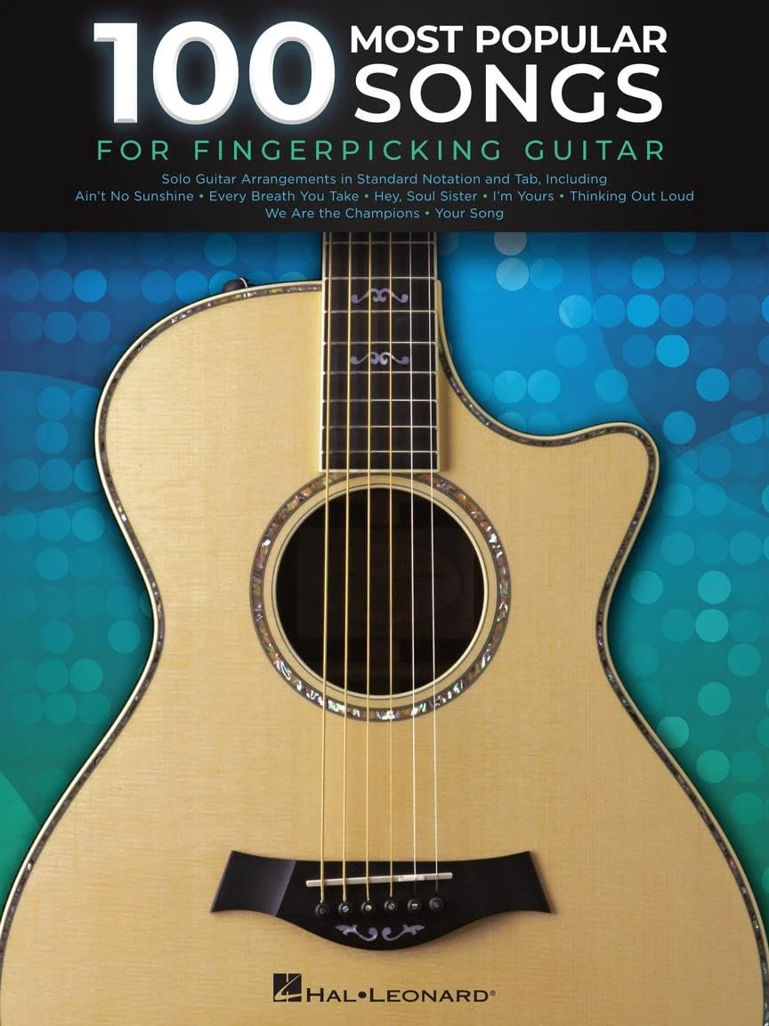 100 Most Popular Songs for Fingerpicking Guitar | Solo Guitar Songbook with Tablature and Notation | Fingerstyle Sheet Music Collection for Acoustic ... Arrangements in Standard Notation and Tab