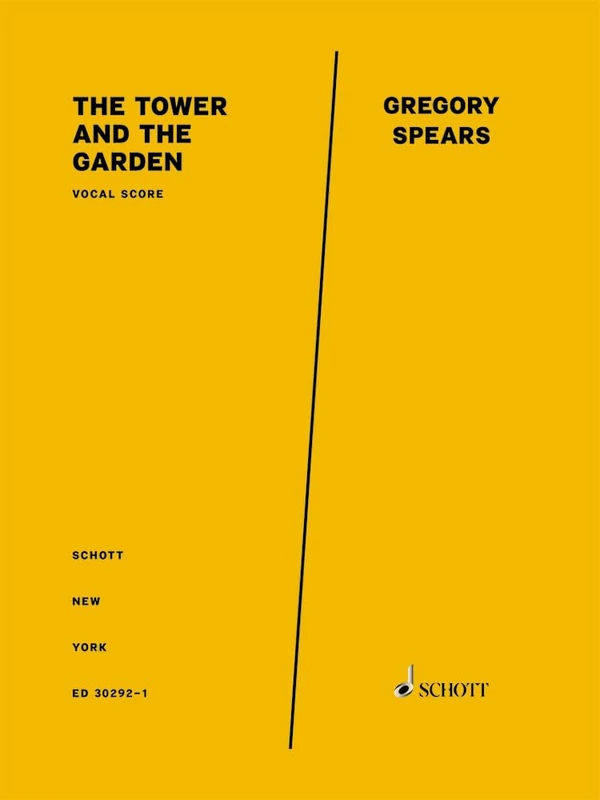 The Tower and The Garden: for SATB choir and string quartet. SATB choir and string quartet. Partition vocale.